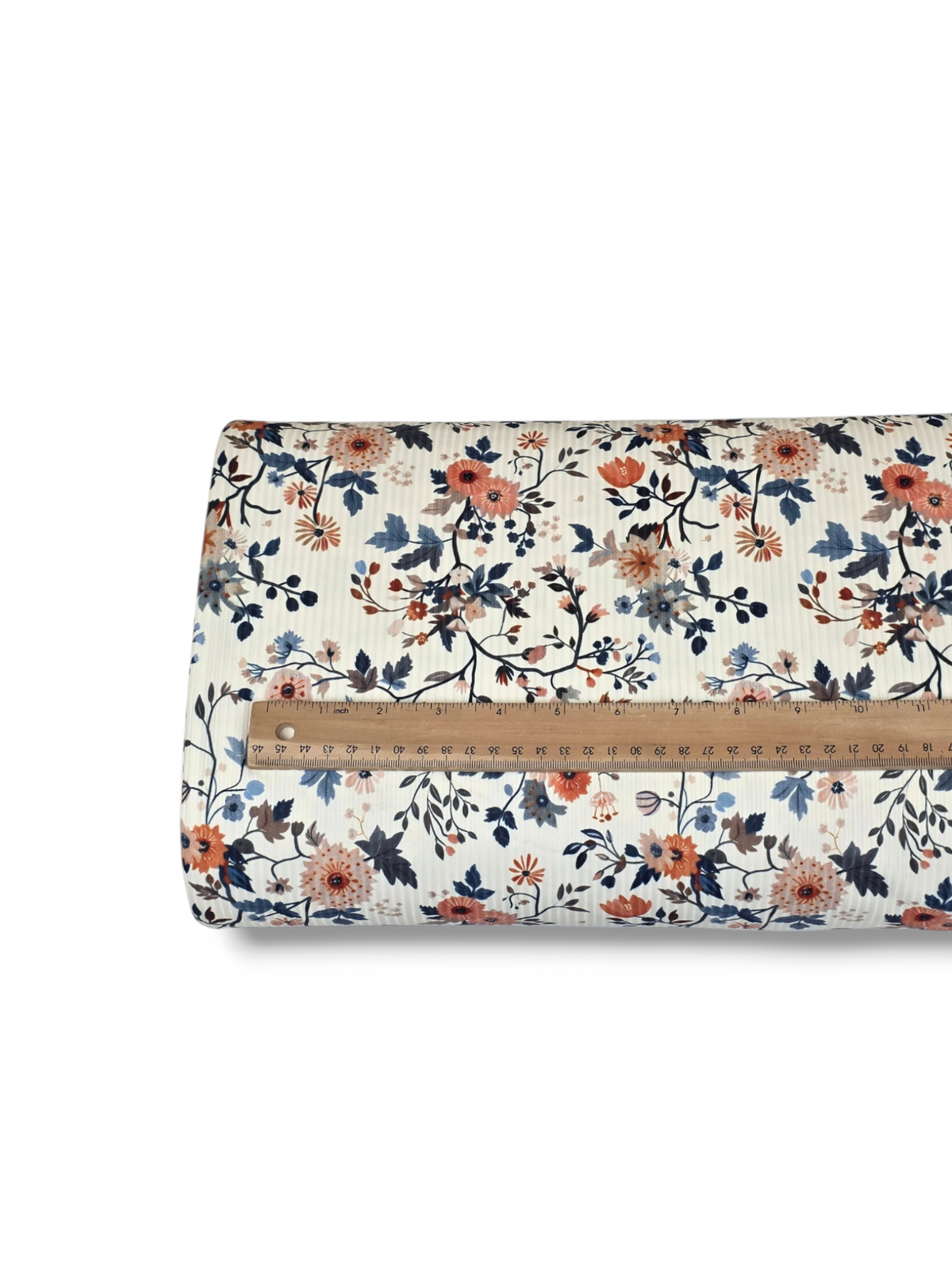 *Unique Design* Willow Ribbed Knit Vintage Floral Cream