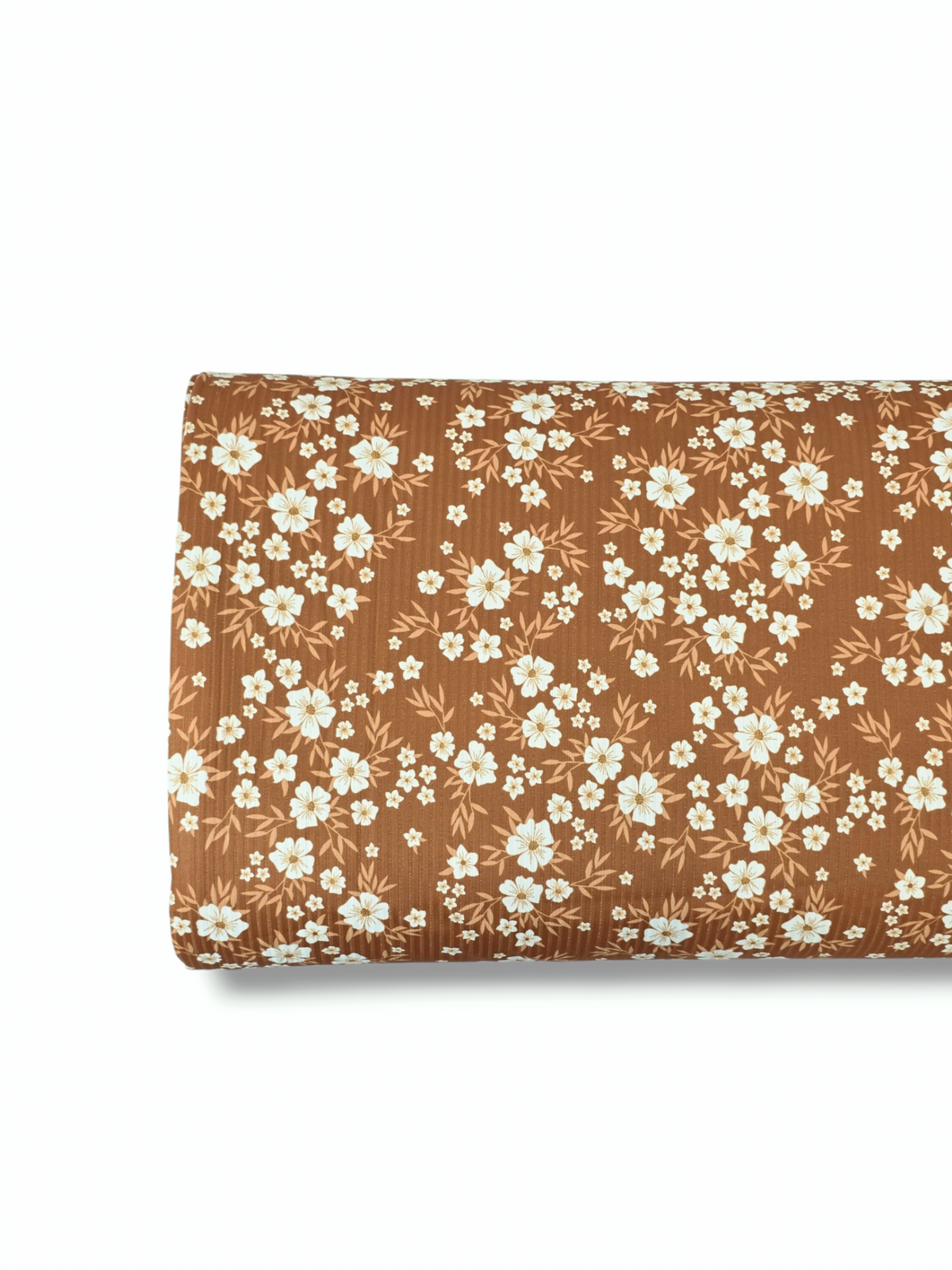 *Unique Design* Willow Ribbed Knit White Autumn Floral