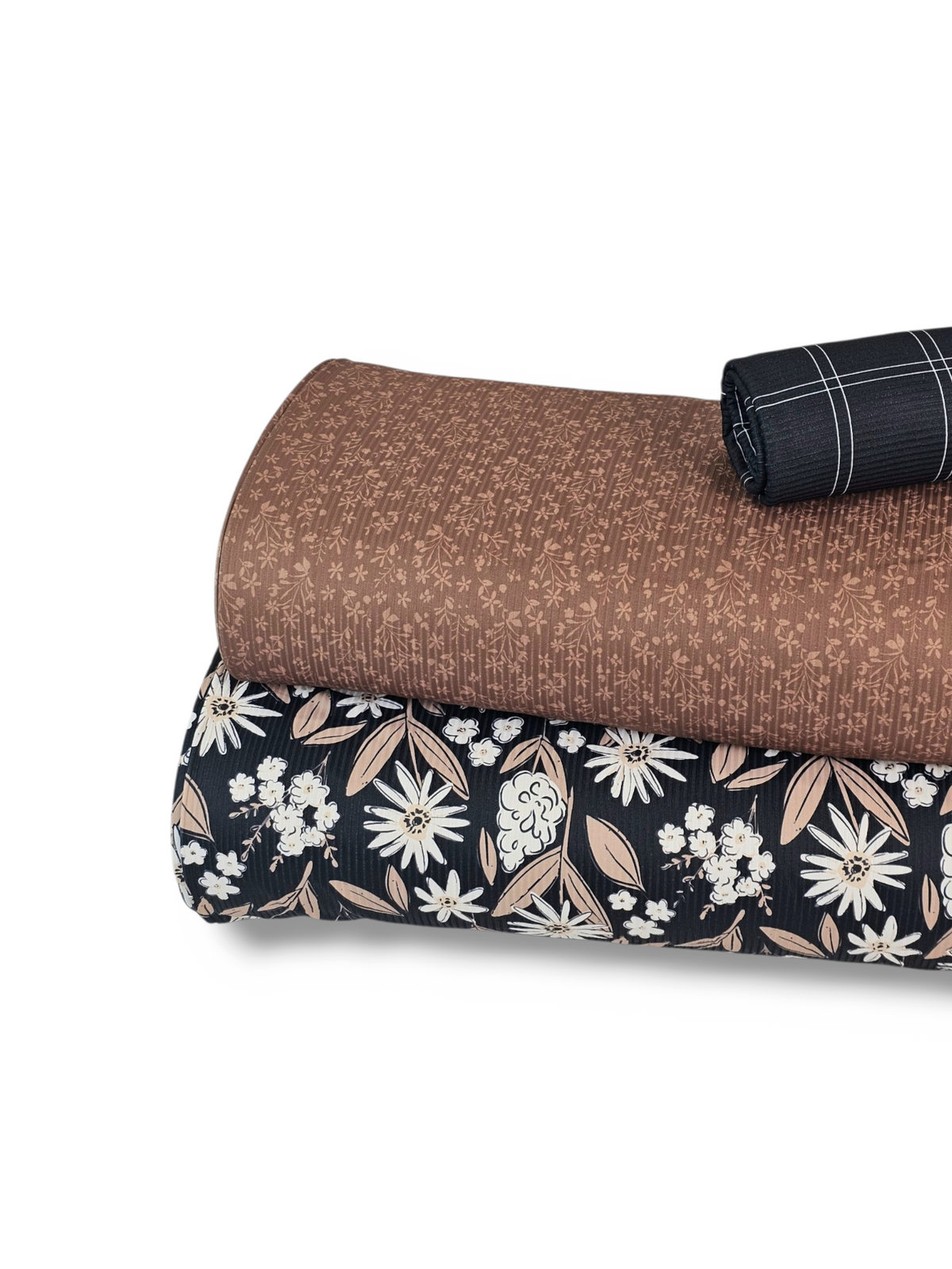 *Unique Design* Willow Ribbed Knit Light Botanical Mocha