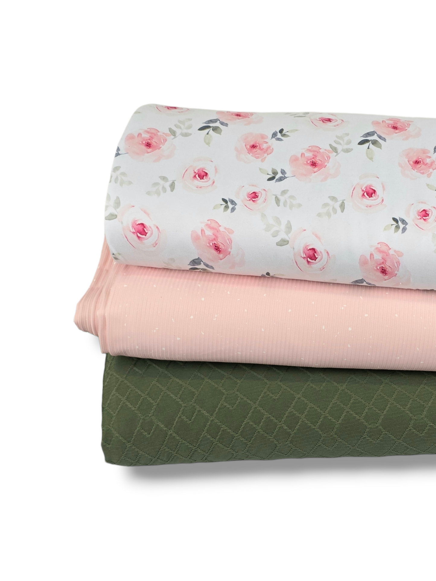 * Unique Design * Double Brush Poly Watercolor Roses
