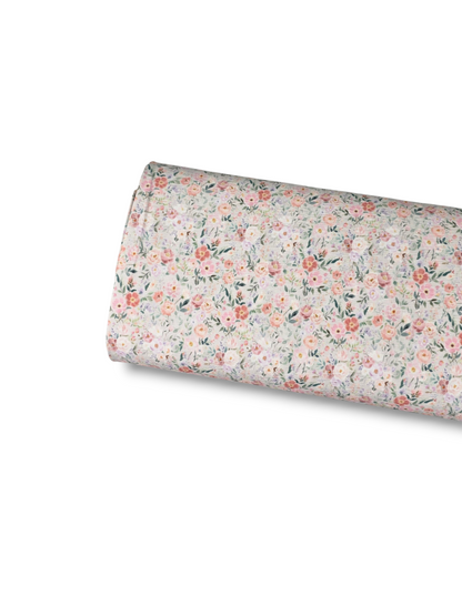 *Unique Design* Crinkled Crepe Evening Blossom Cream