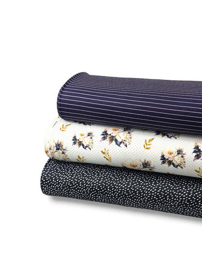 *Unique Design* Cloud Poly Classic Stripe Navy