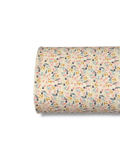 *Unique Design* Liverpool Painted Wildflowers Cream
