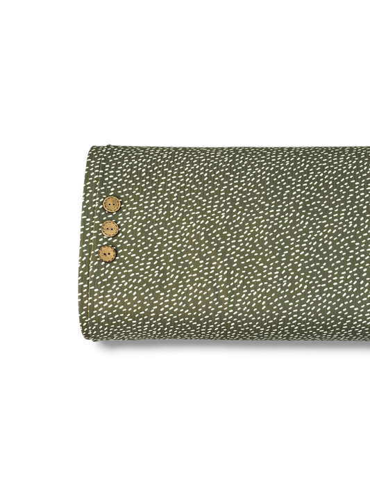 *Unique Design* Willow Ribbed Knit Simple Dash Olive