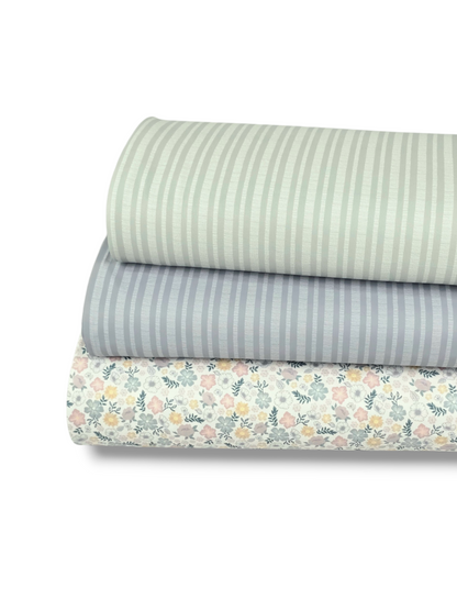 *Unique Design* Poly Breeze Keepsake Stripe Dusty Blue