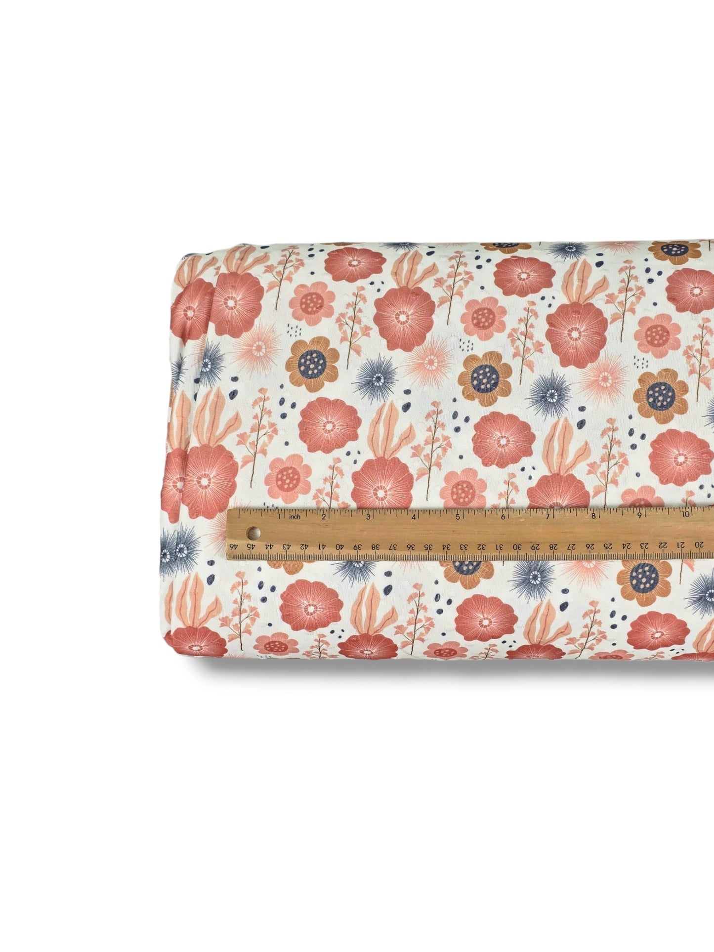 *Unique Design* Swiss Dot Knit Blush Blooms