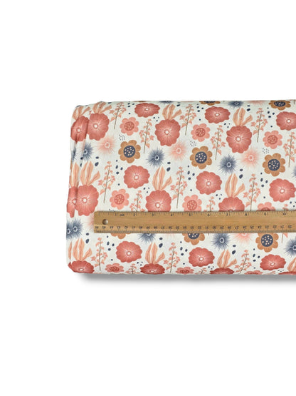 *Unique Design* Swiss Dot Knit Blush Blooms