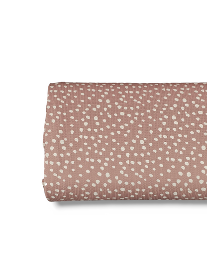 * Unique Design * Pointelle Spotted Print Soft Pink