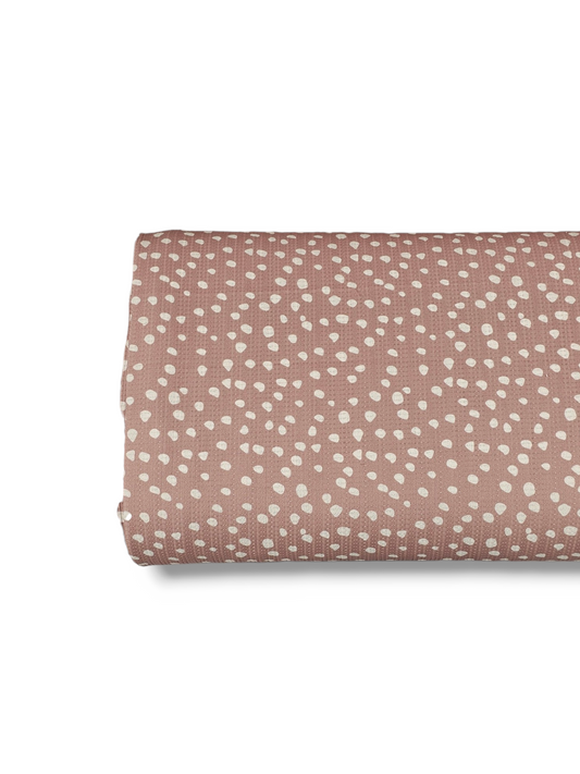* Unique Design * Pointelle Spotted Print Soft Pink