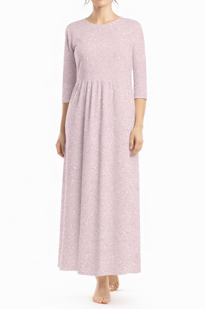 *Unique Design* Willow Ribbed Knit Quiet Garden Sketch Lavender