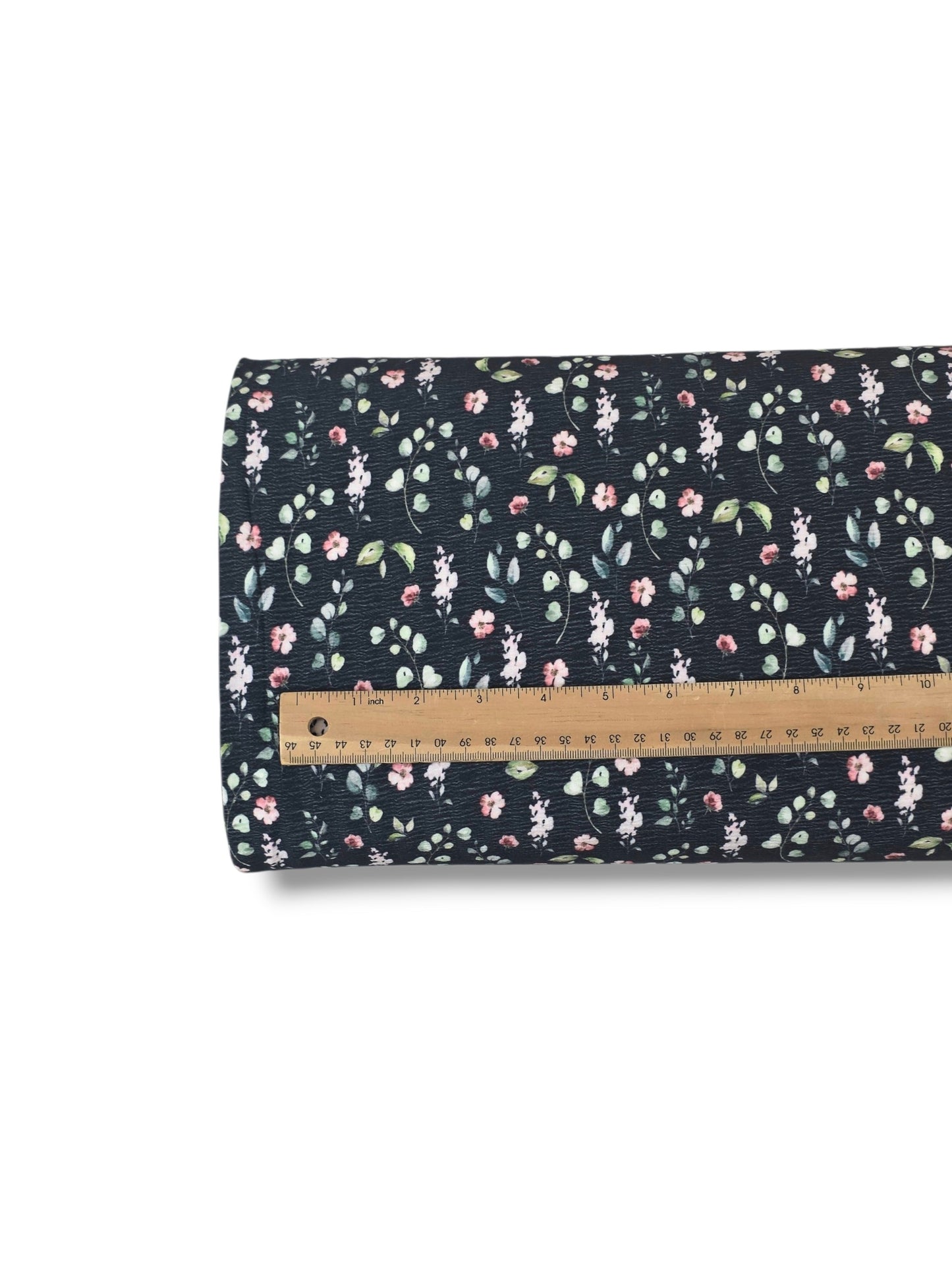 *Unique Design* Crinkled Crepe Whispering Midnight Blooms