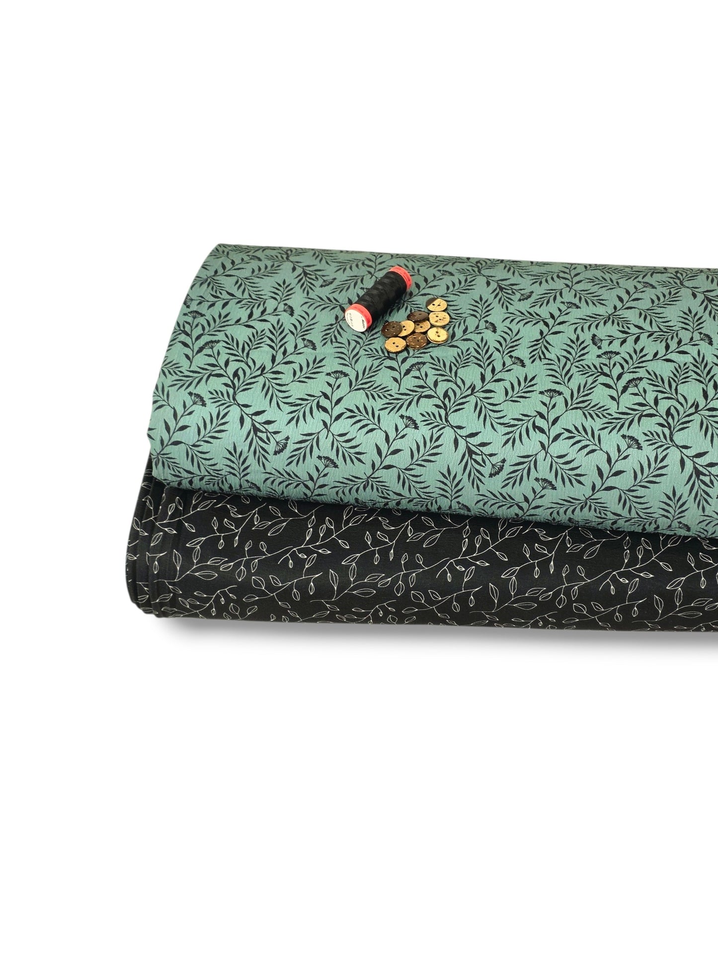 *Unique Design* Pineskin Black Vines Teal