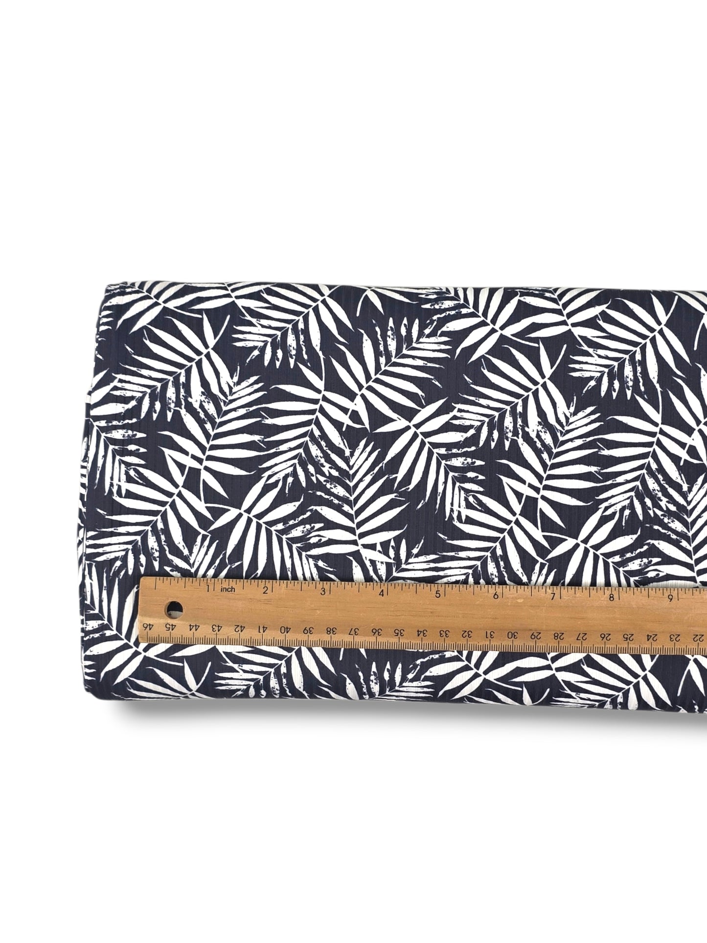Reign Rib Knit Lush Palms Navy