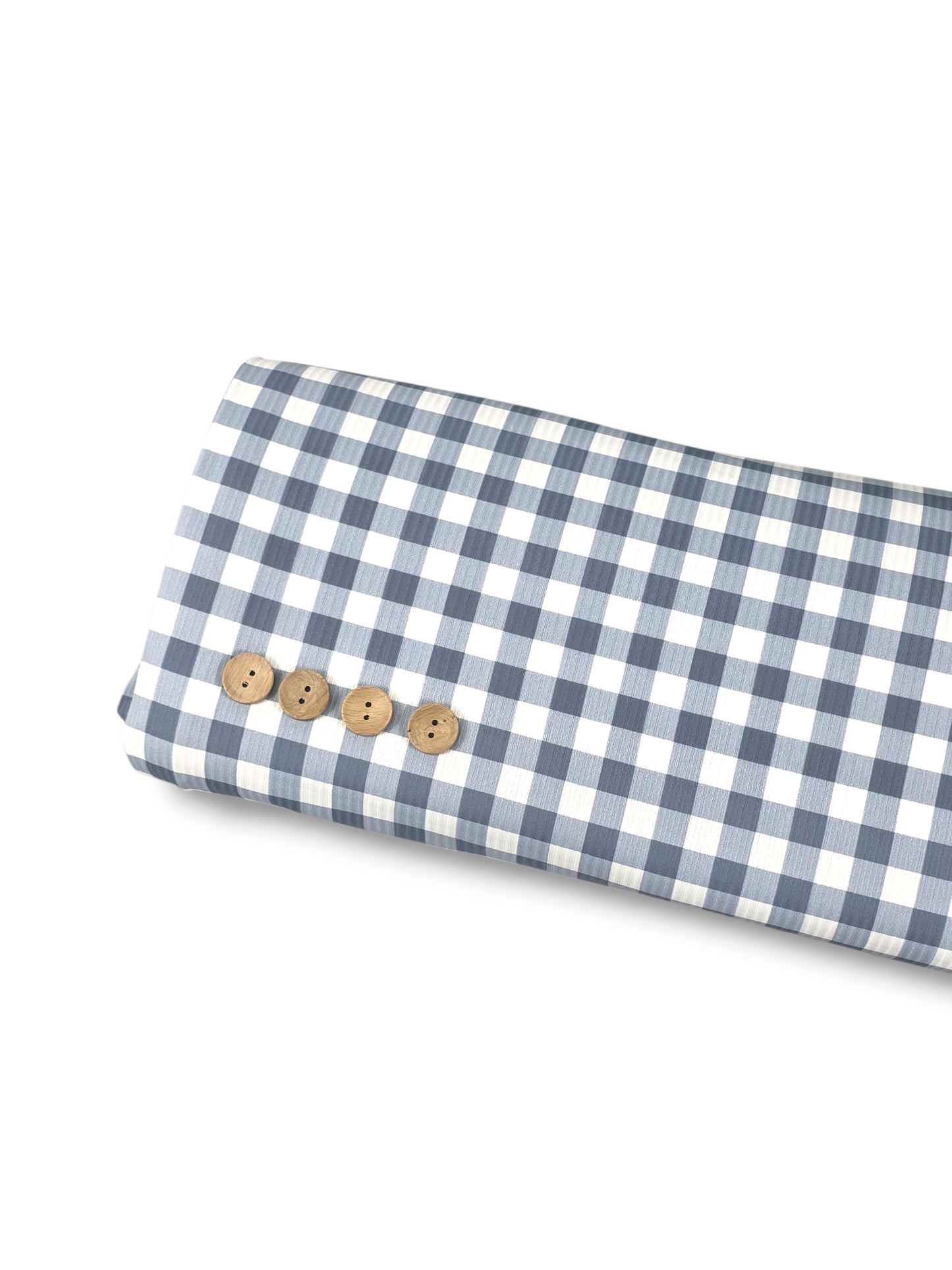 Reign Rib Knit Seaside Gingham Morning Mist