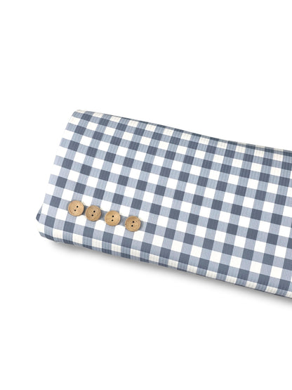 Reign Rib Knit Seaside Gingham Morning Mist
