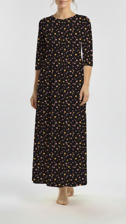 * Unique Design * Ribbed Knit Cotton Feel Sunshine Petals