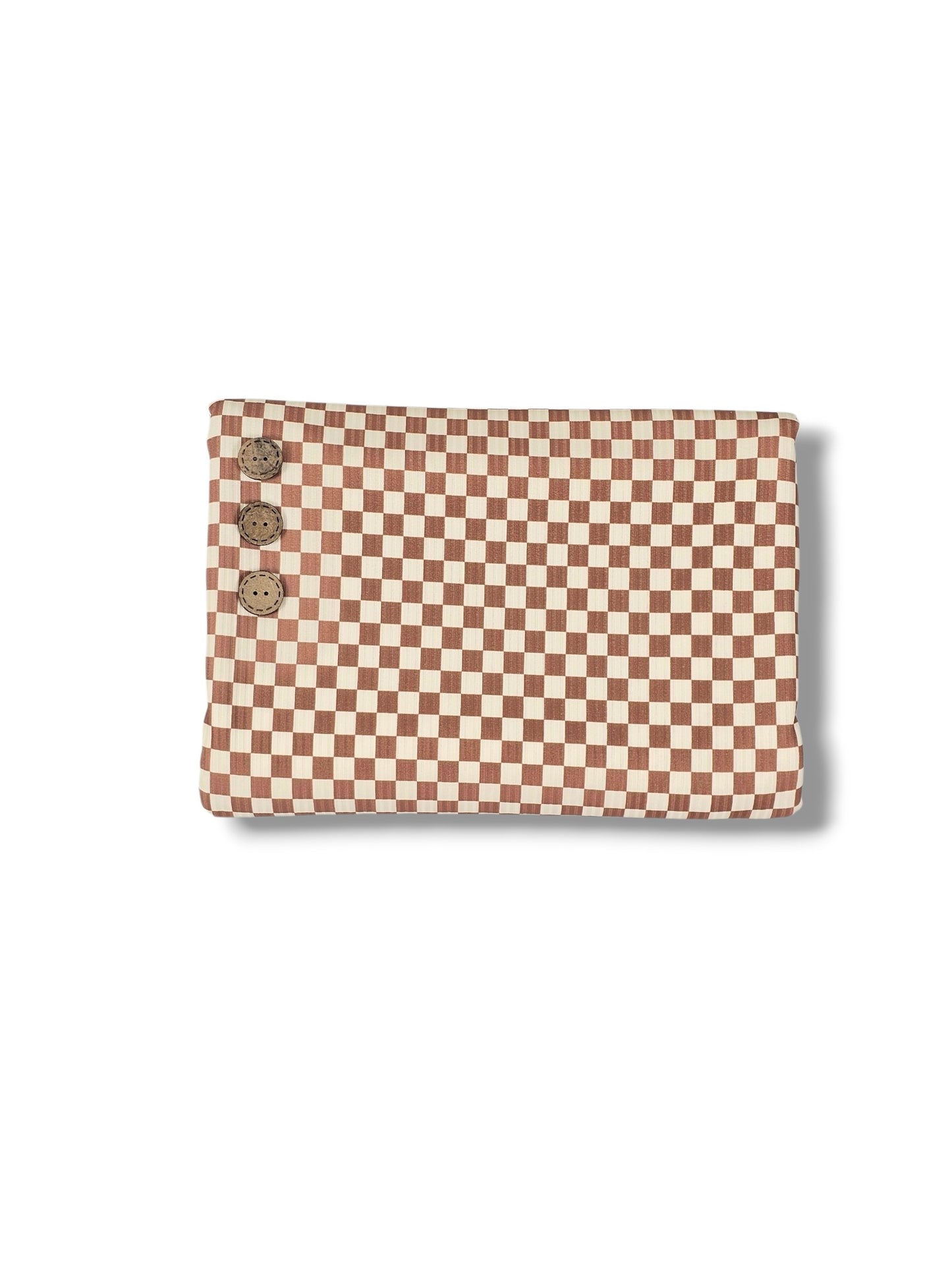 * Unique Design * Willow Ribbed Knit Country Check Tan