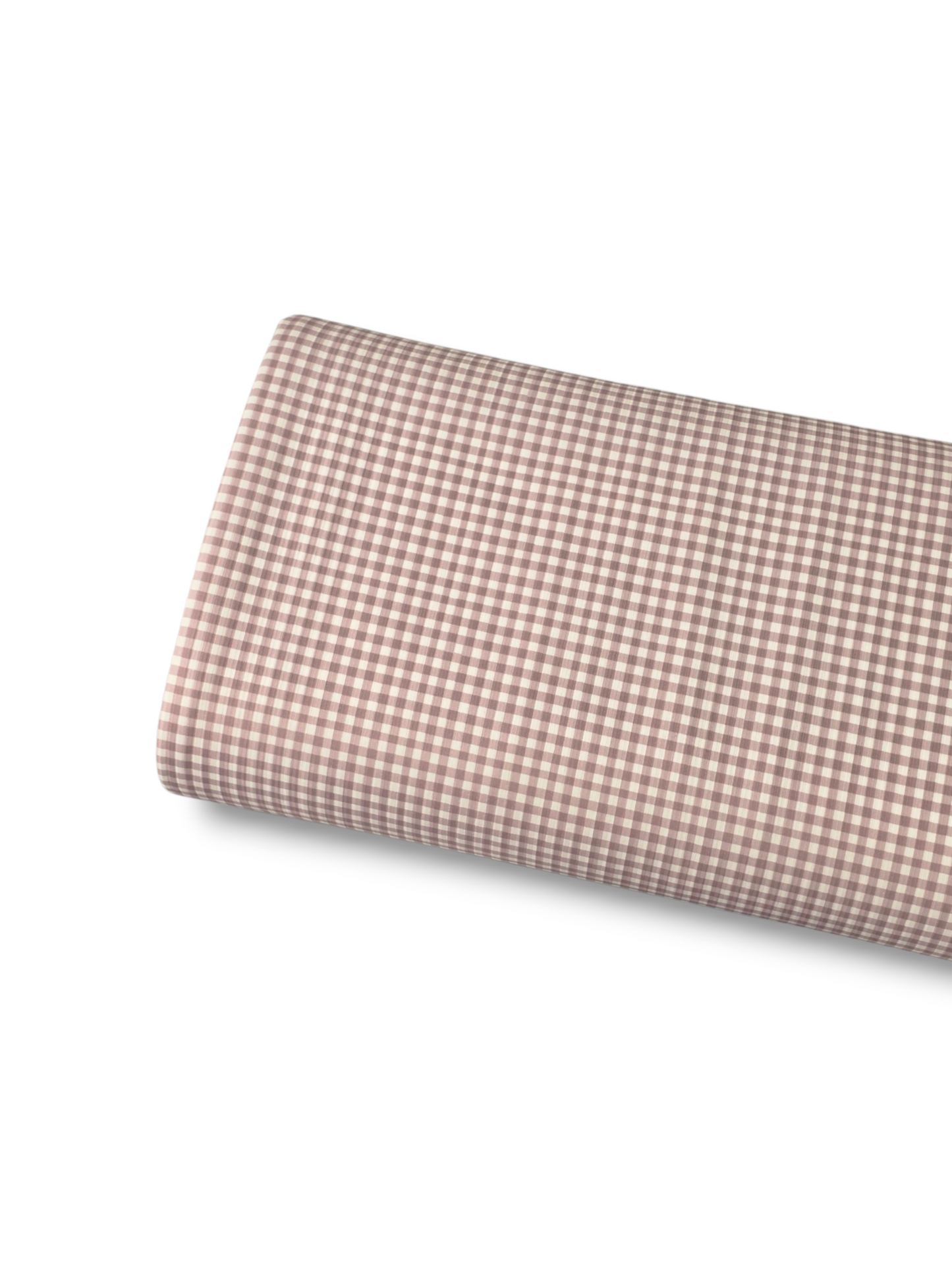 *Unique Design* Willow Ribbed Knit Gingham Check Rose