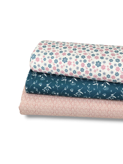 *Unique Design* Crinkled Crepe Blossom Breeze Lavender