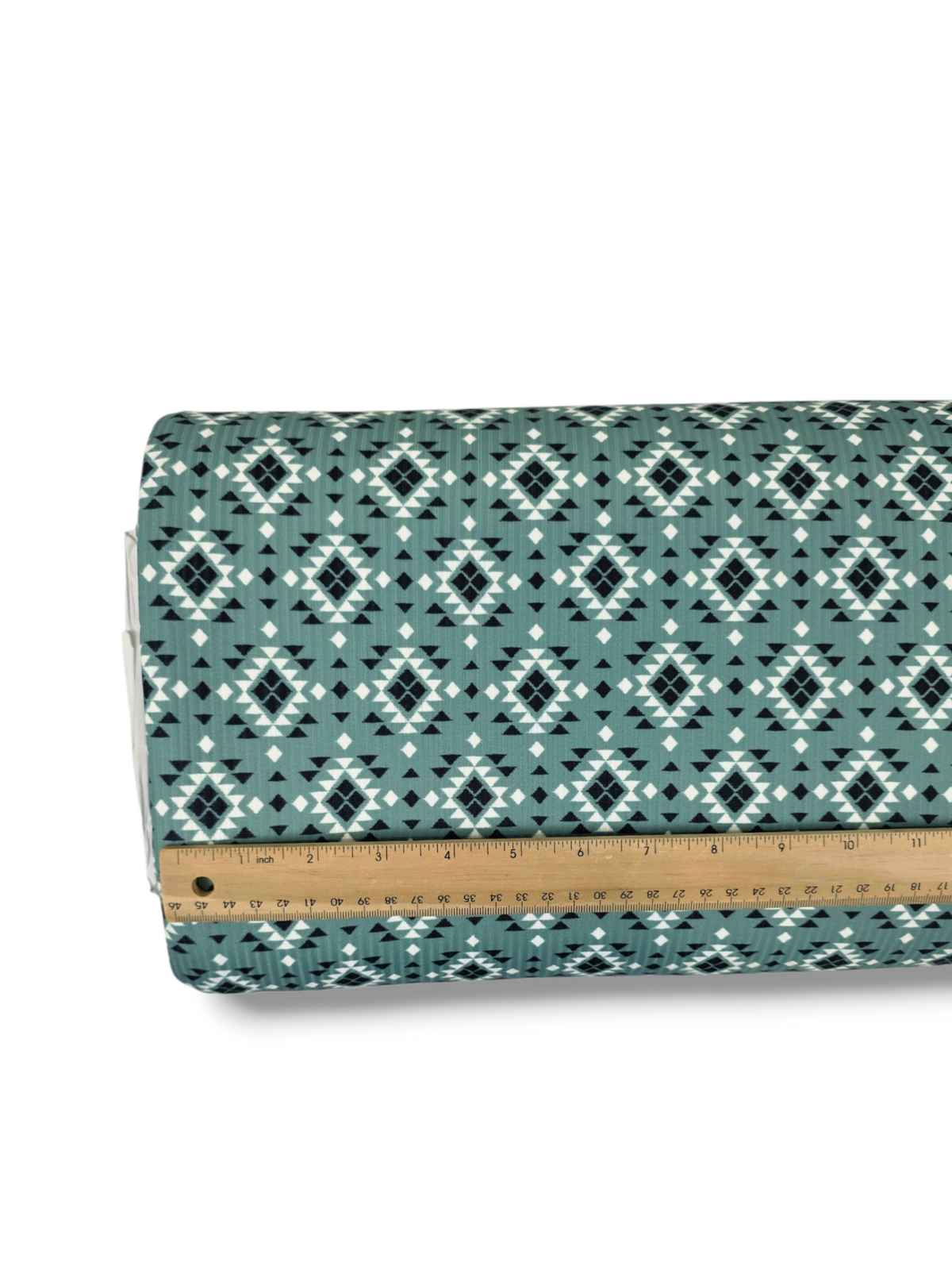 * Unique Design * Willow Ribbed Knit Rustic Aztec Teal