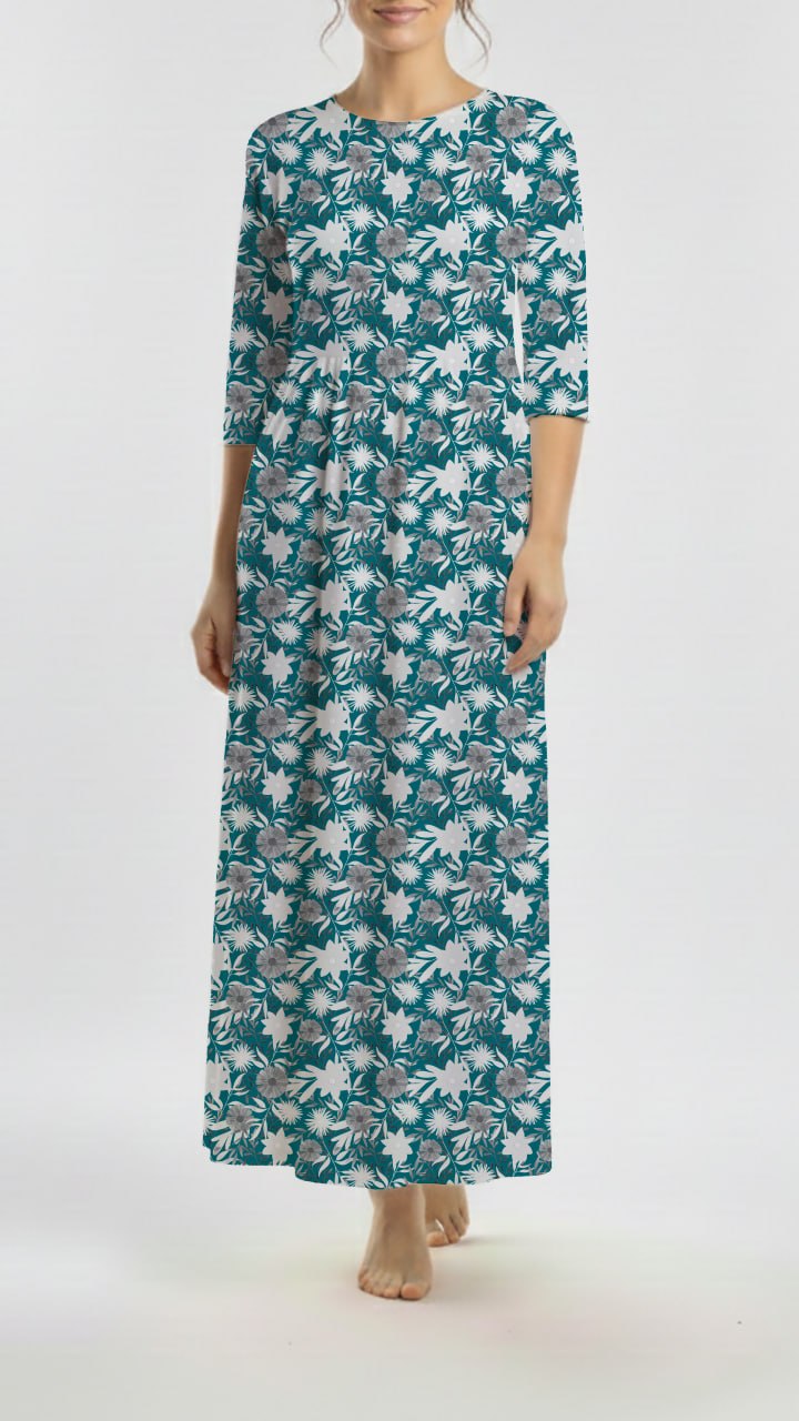 *Unique Design* Tricot Knit Misty Garden