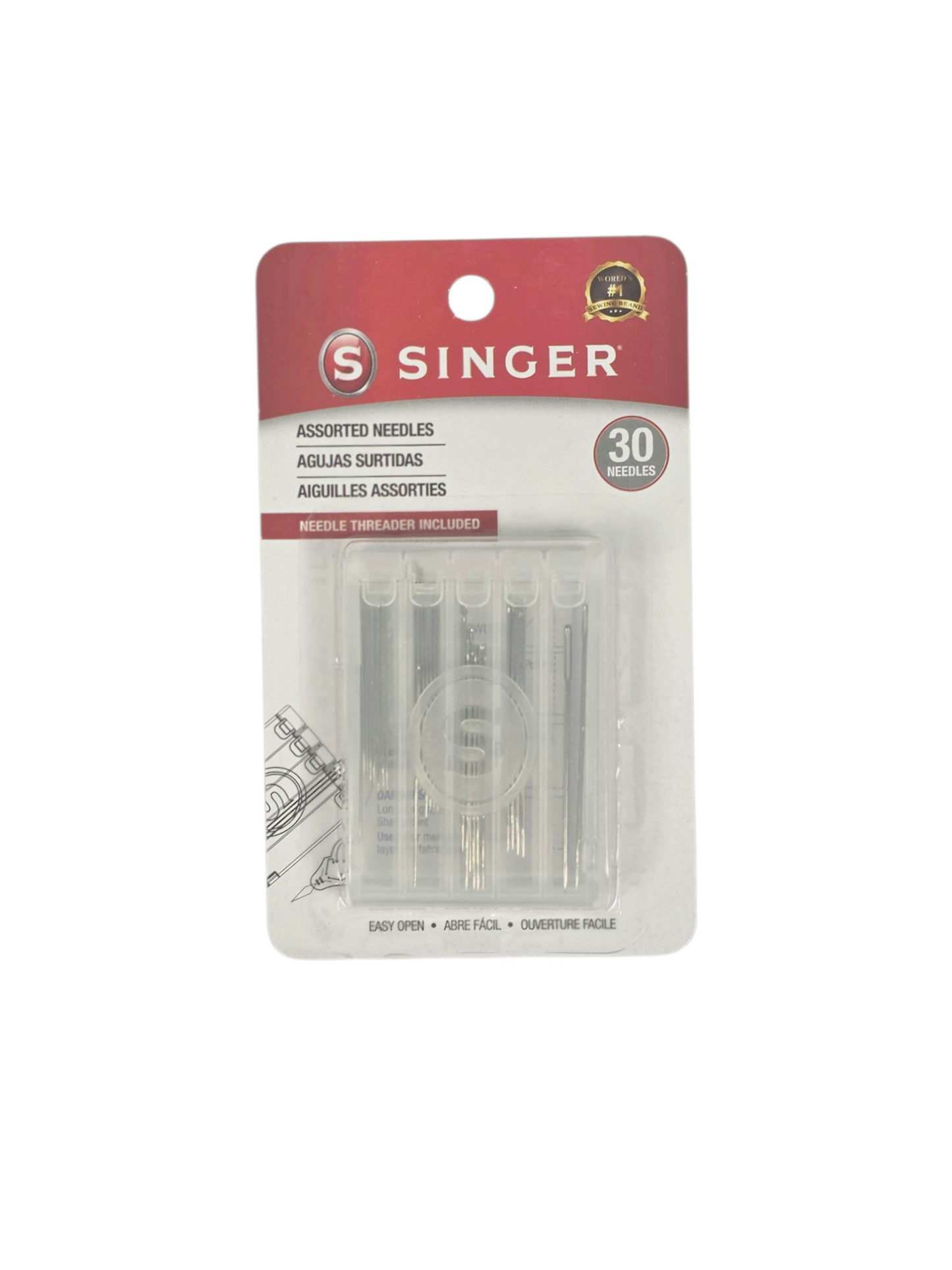 Singer Assorted Needles 30 Count
