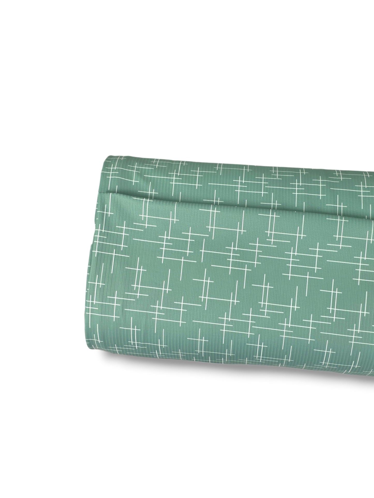 *Unique Design* Willow Ribbed Knit Etched Line Mint