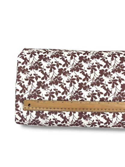 Swiss Dot Knit Sephia Garden Espresso