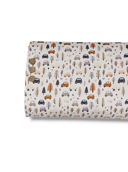 * Unique Design * Cotton Knit Woodland Cars