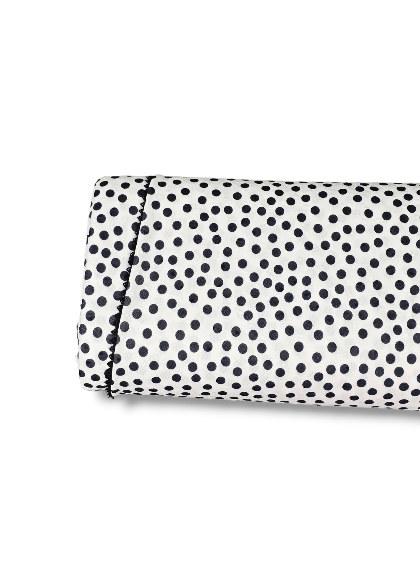 *Unique Design* Swiss Dot Knit Classic Dots White