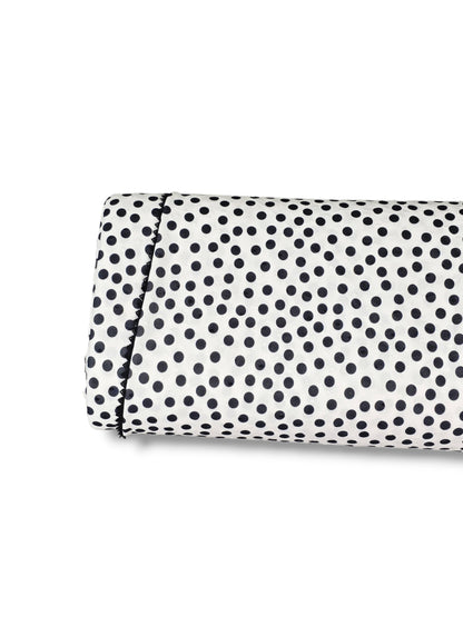 *Unique Design* Swiss Dot Knit Classic Dots White