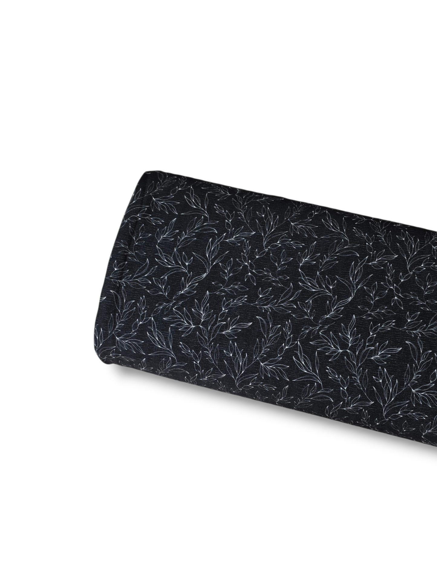 *Unique Design* Crinkled Crepe Soft Willow Black
