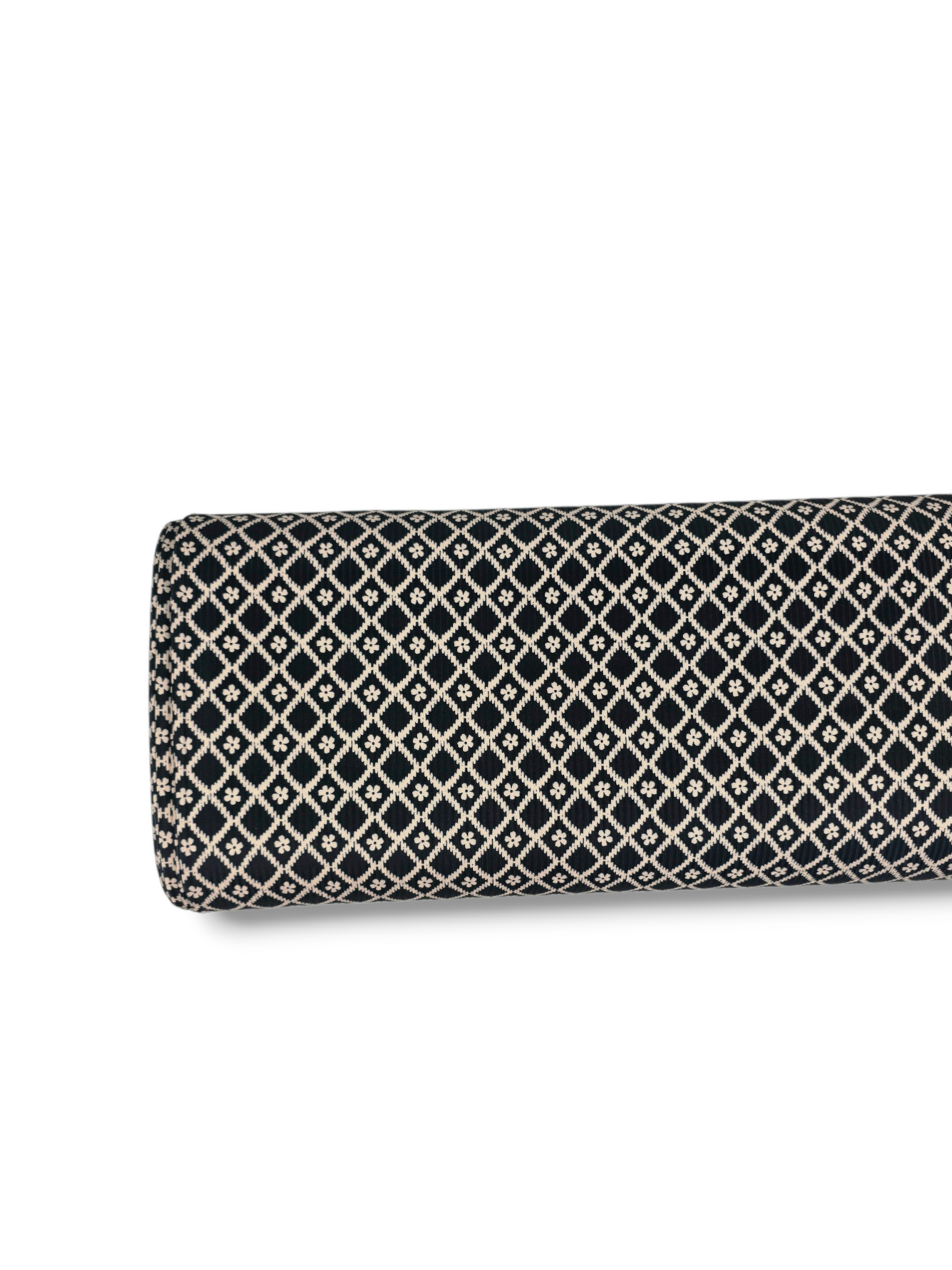 *Unique Design* Willow Ribbed Knit Diamond Daisy Black