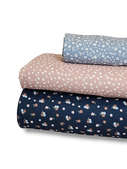 *Unique Design* Cloud Poly Lavender Blooms Navy