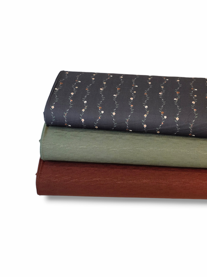 Poly Linen Look Solid Dark Sage