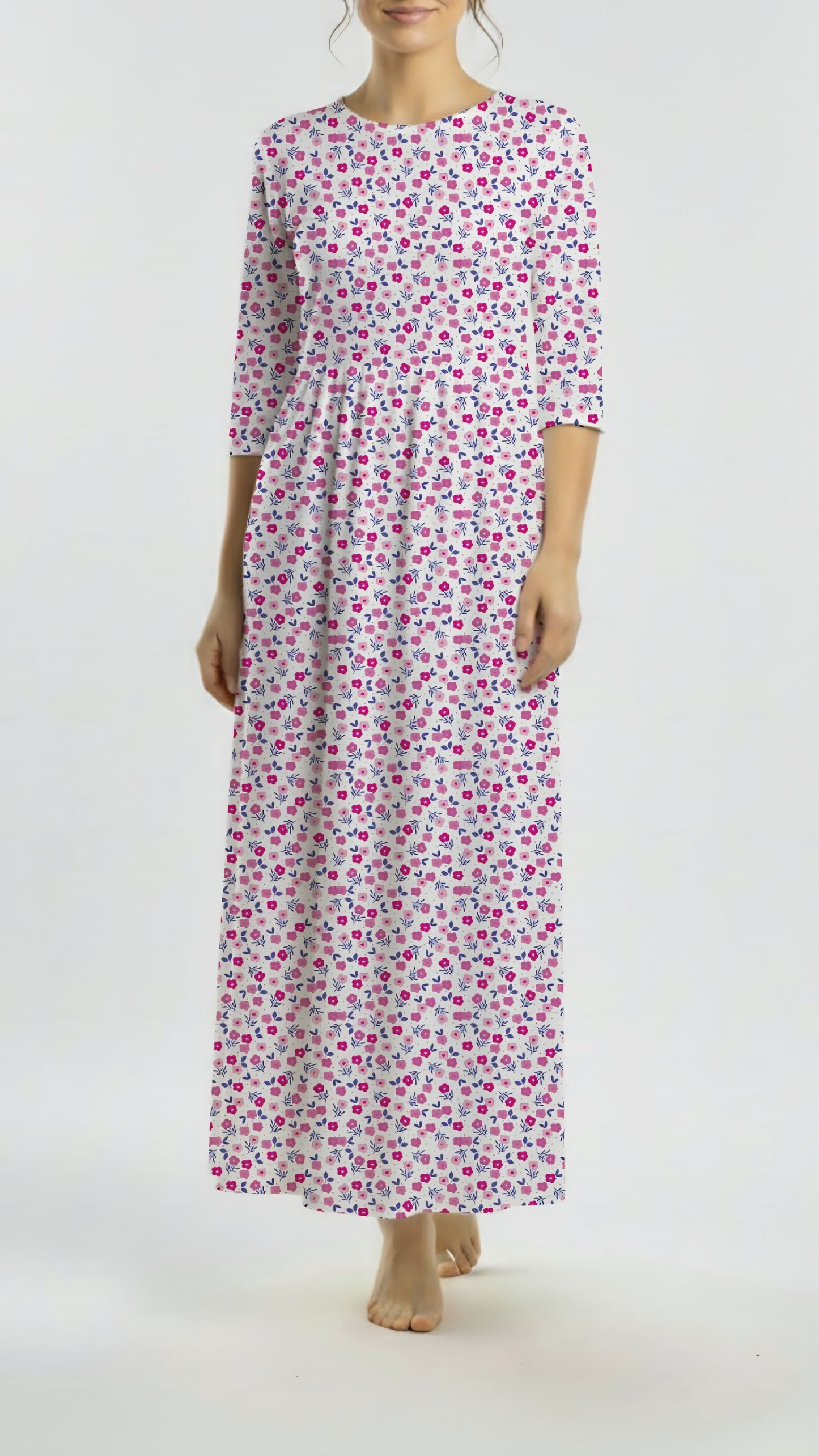 *Unique Design* Willow Ribbed Knit Sweet Blossom Plum