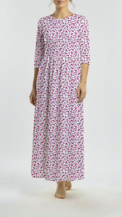 *Unique Design* Willow Ribbed Knit Sweet Blossom Plum