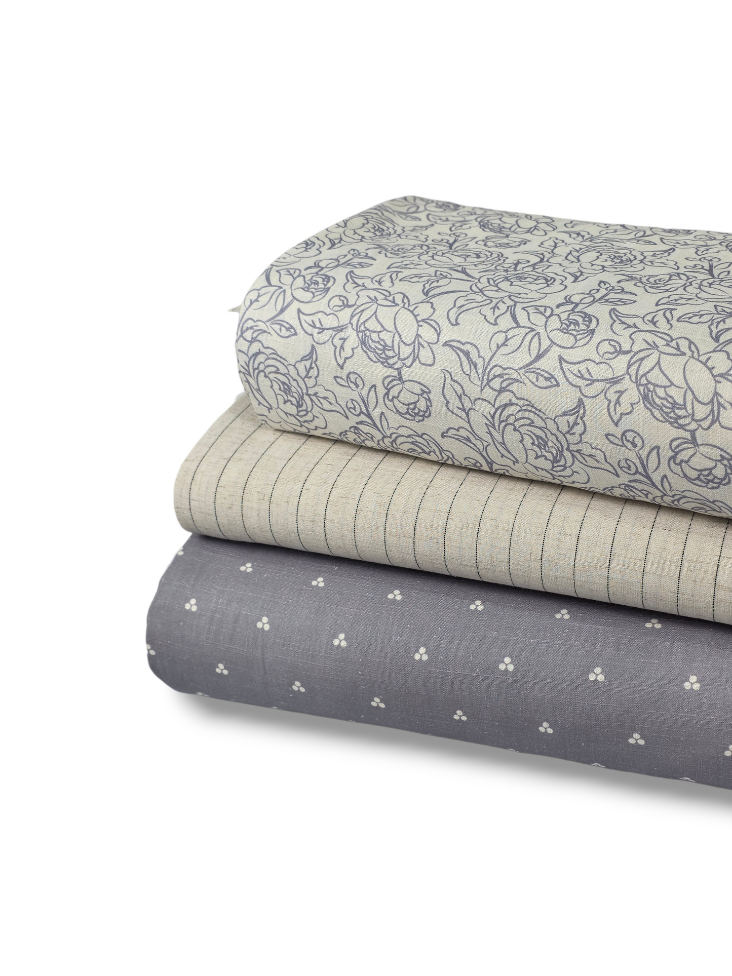 * Unique Design * Linen Mosaie Dots Sky Blue