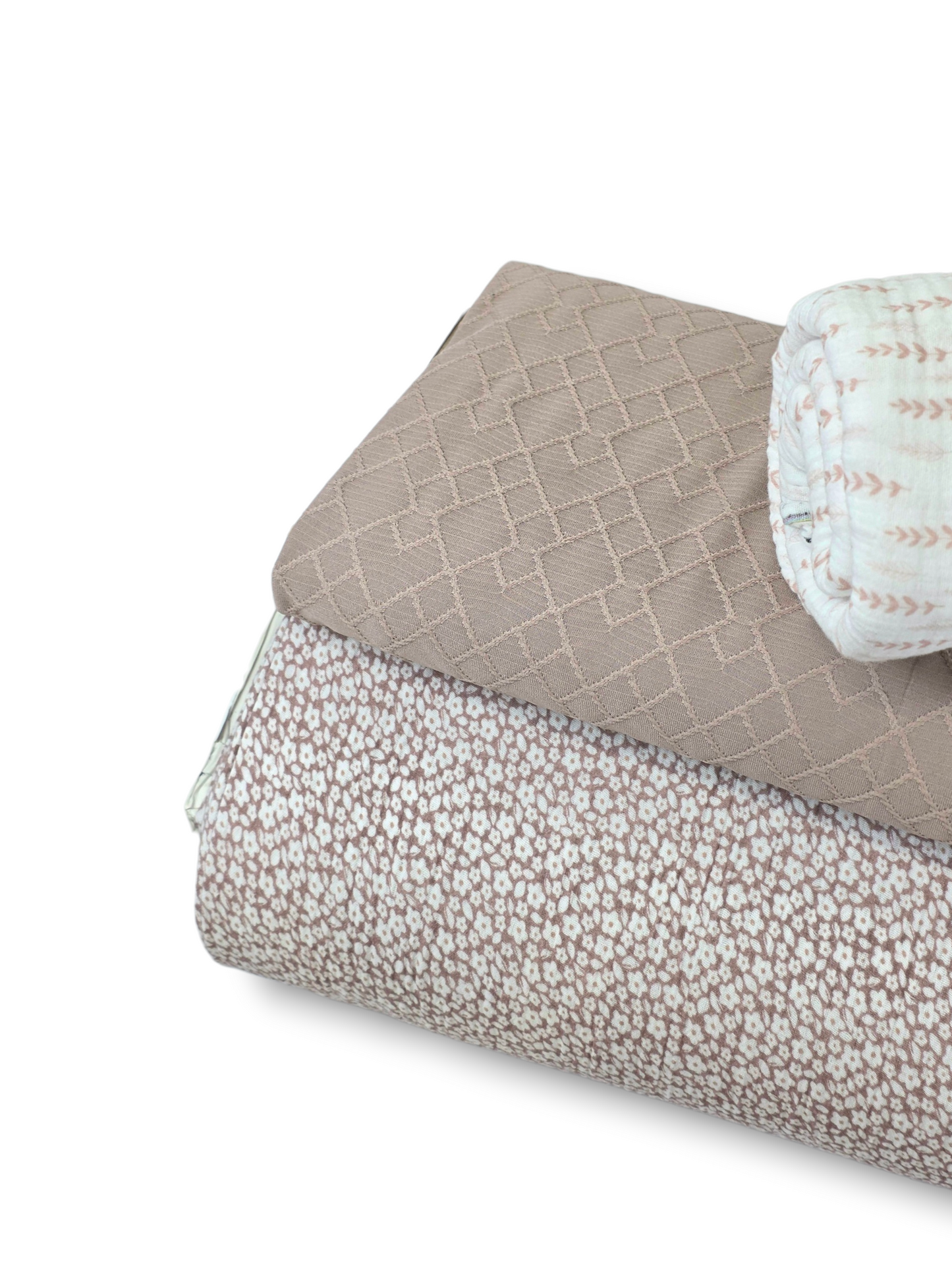 *Unique Design* Cotton Muslin Dainty Meadow Beige