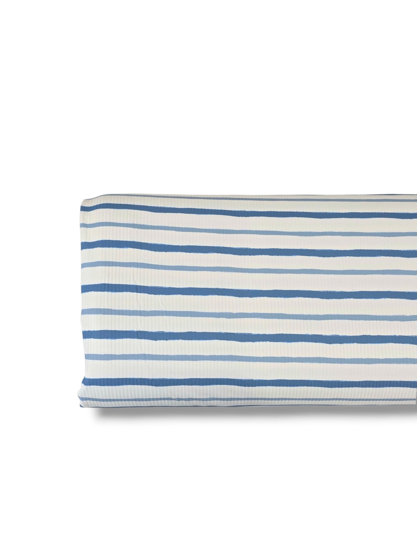 *Unique Design* Willow Ribbed Knit Seaside Stripe Blue