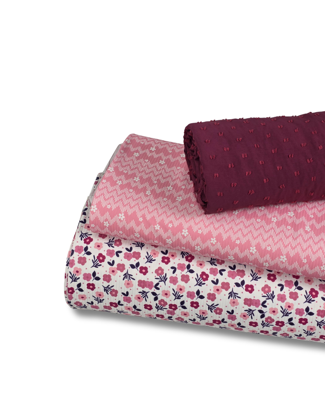 *Unique Design* Willow Ribbed Knit Sweet Blossom Plum