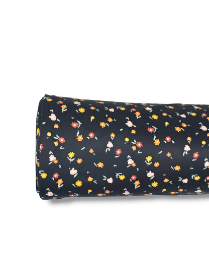 *Unique Design* Tricot Knit Sunset Meadow Black