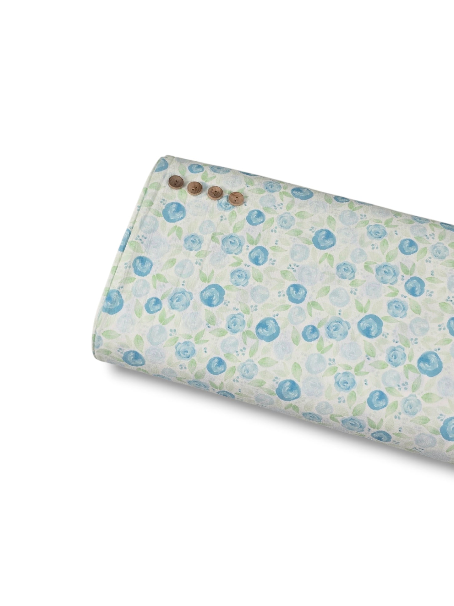 *Unique Design* Crinkle Crepe Rosewater Dream Teal