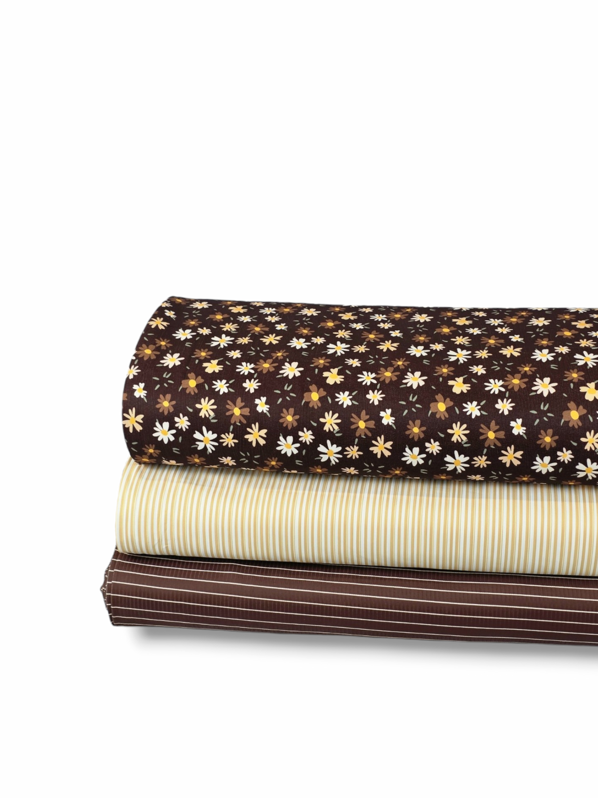 *Unique Design* Cloud Poly Neutral Daisy Patch Brown