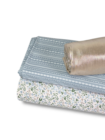 *Unique Design* Poly Breeze Blooming Delight Blue