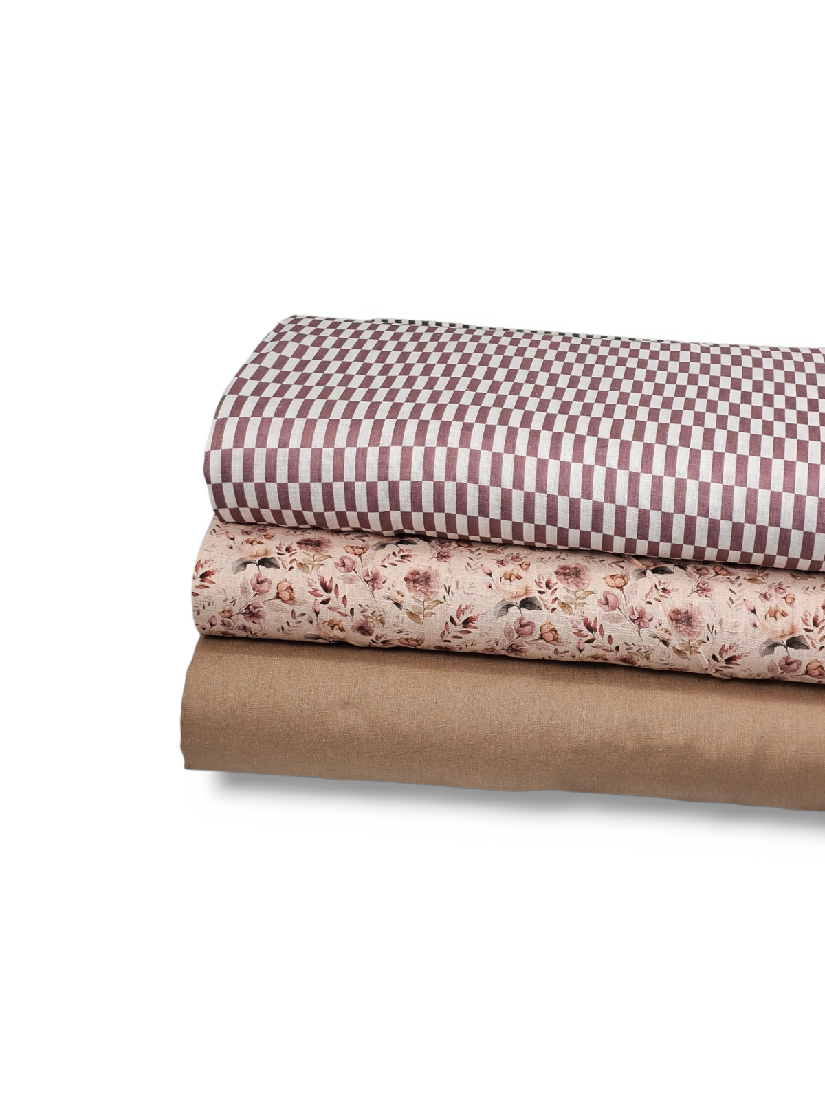 * Unique Design * Linen Modern Grid Mocha