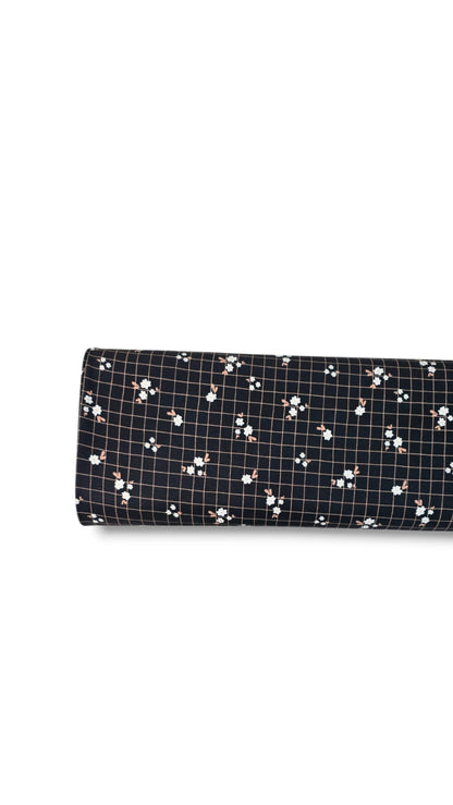 *Unique Design* Cloud Poly Blooming Grid Black