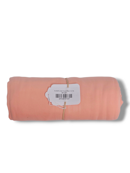 Double Brushed Tropical Peach 1⅓ Yds