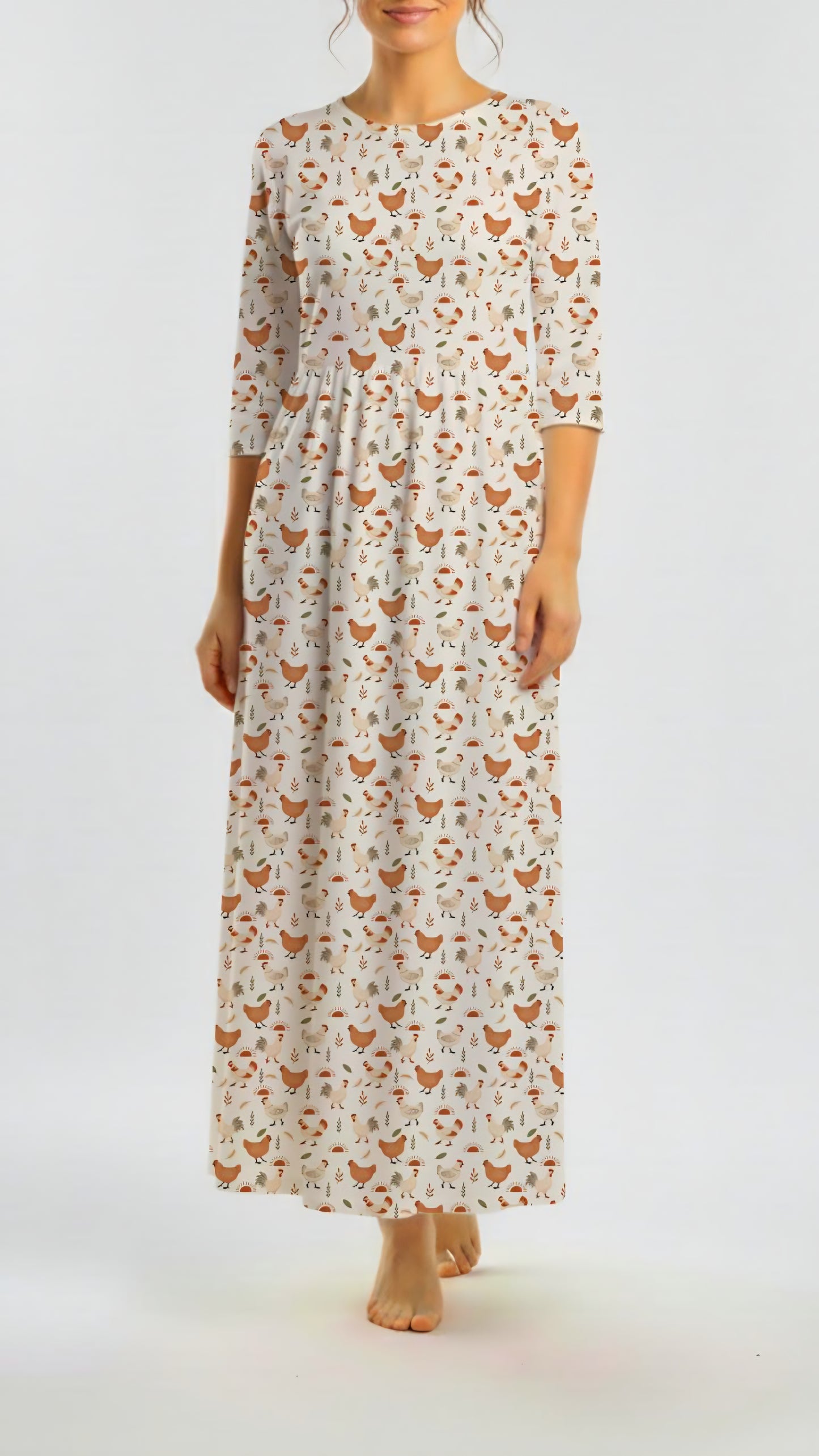 * Unique Design * Linen Sunrise Coop Cream