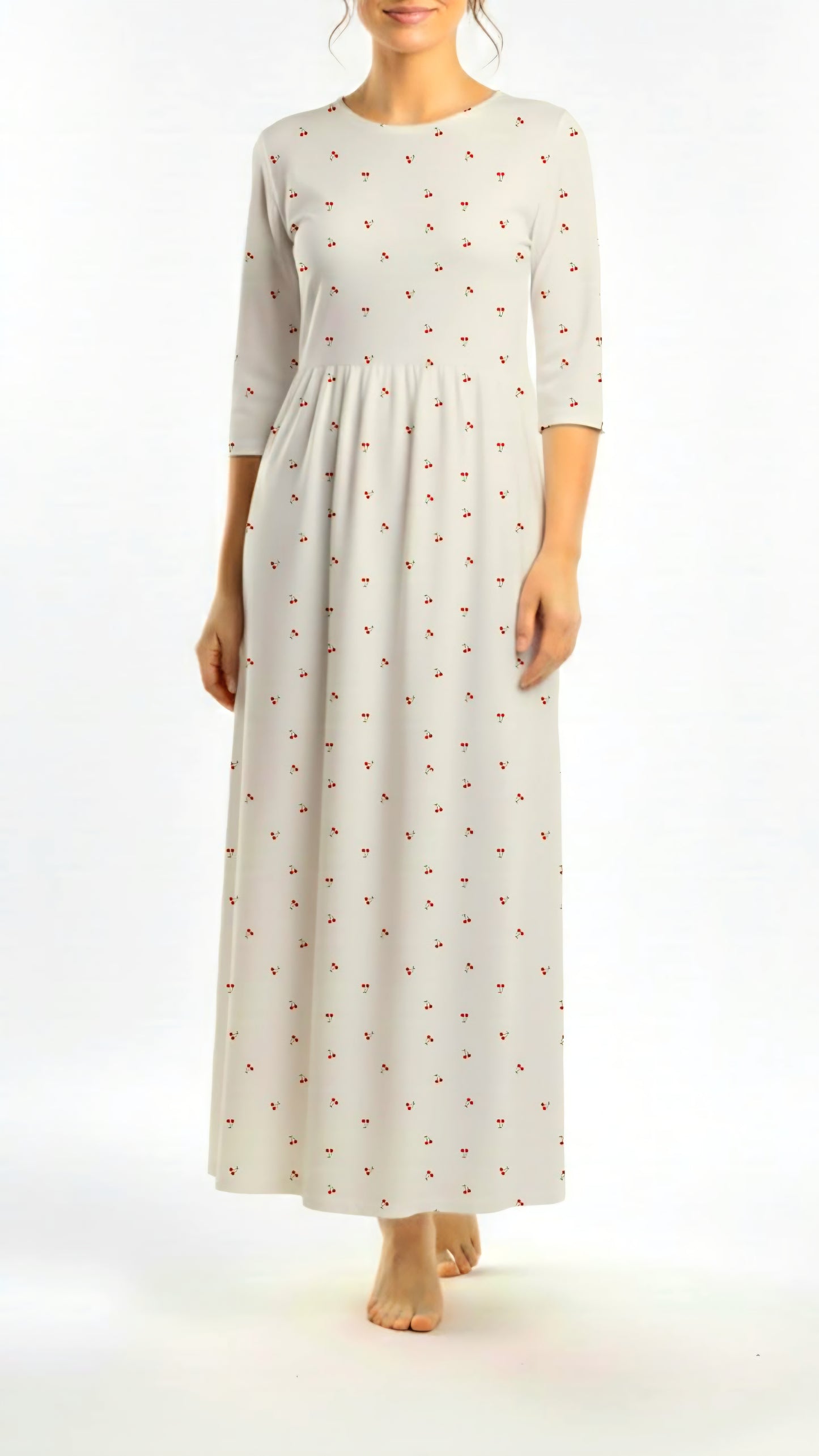 *Unique Design* Linen Cherry Delight Cream